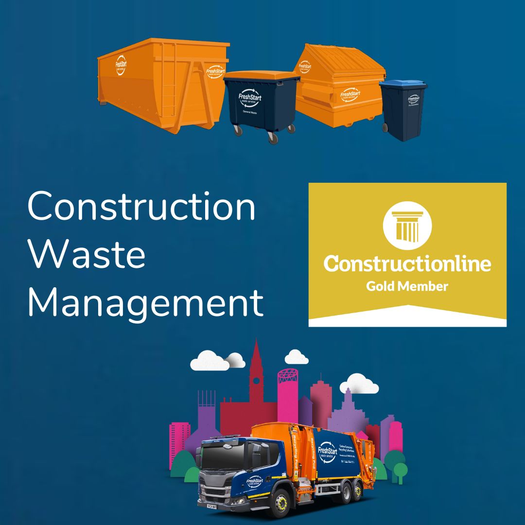 FreshStartWaste's tweet photo. Fresh Start Waste supports eco-friendly construction sites with expert waste services.

Let us help you hit sustainability targets without compromising on efficiency.

#ConstructionWaste #GreenBuilding https://t.co/wUTUdmNFXr