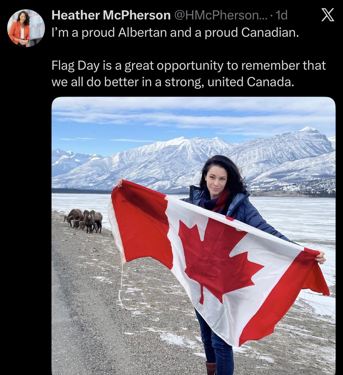 four months ago, at a different flag-related event, you called Canada a “genocide” state

which is it ?