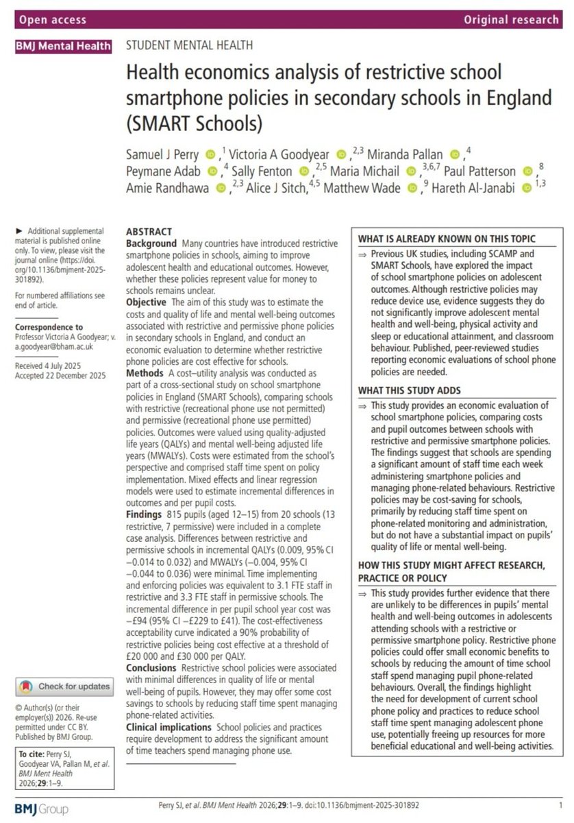 BMJ Mental Health tweet media