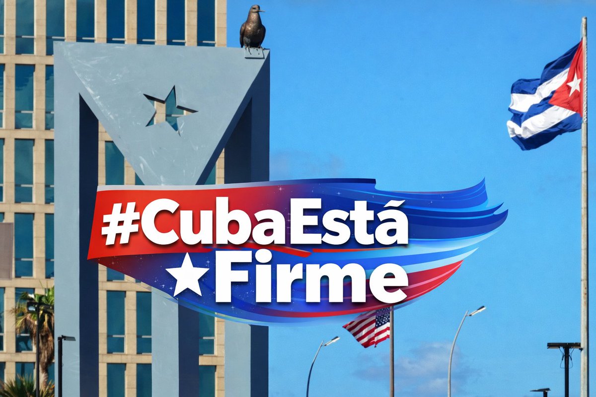 El 🌎 condena la orden ejecutiva estadounidense que designa a #Cuba como una amenaza inusual y extraordinaria para la seguridad de EE.UU.👇

Otra vez la falsedad del imperio es usada como pretexto para aumentar la presión sobre nuestra isla.

#CubaEstáFirme
#DefendiendoCuba🇨🇺💪❤️