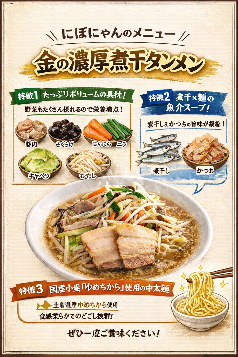 煮干らーめんとかき氷の店 にぼにゃん (@niboniyan) / Posts / X