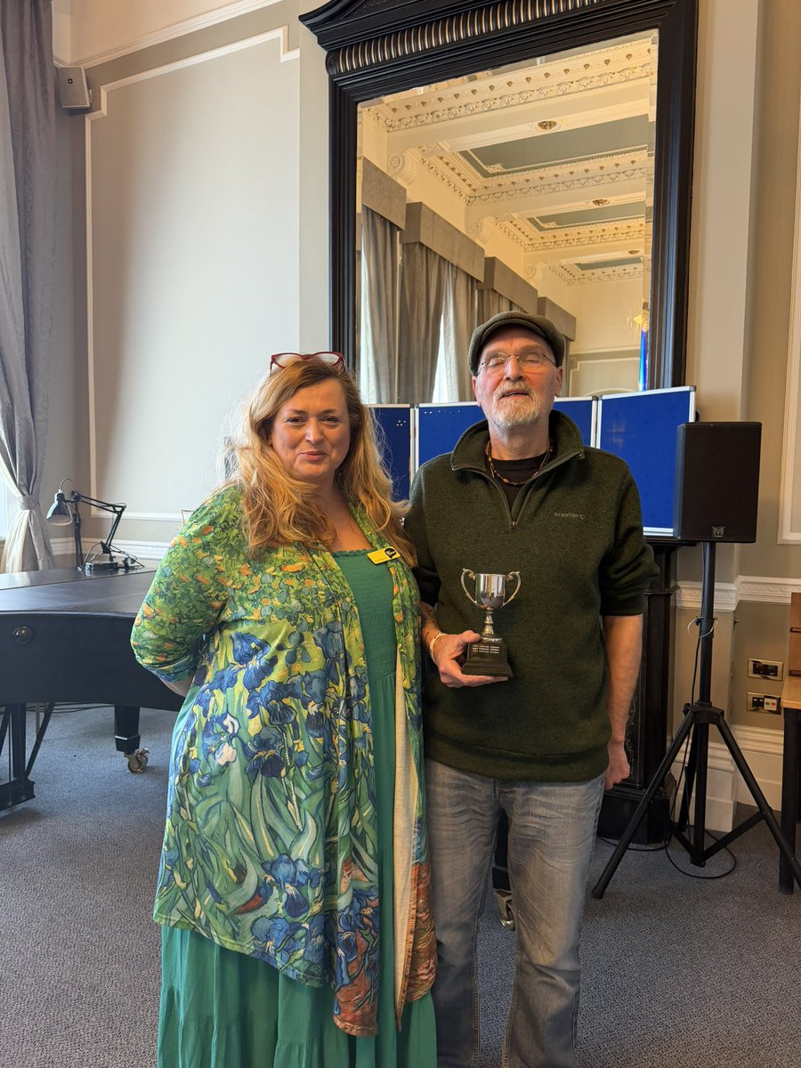 Winner of the Dialect Poetry Writing at the Mrs Sunderland Festival - the one and only David Ramsden! Well done Dave!
