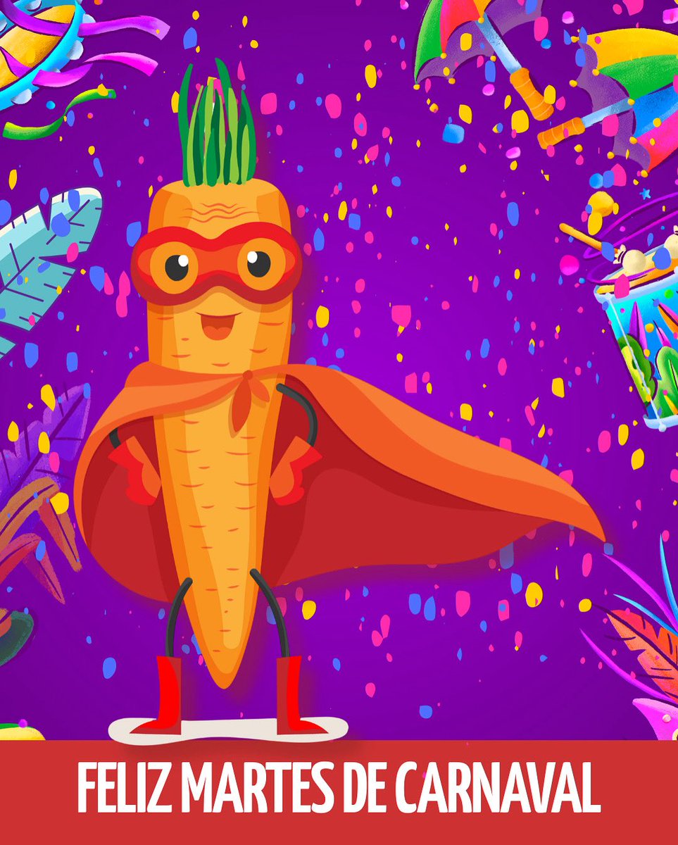 🦸‍♀️🥕 ¡Nuestra zanahoria se ha disfrazado de superheroína este Martes de Carnaval! 💥🎭 Porque las verduras tienen SUPERPODERES 💪 ¡Feliz martes de Carnaval desde Verduras Tabuenca! 🎉
#Carnaval2026 #VerdurasTabuenca #Zanahoria
