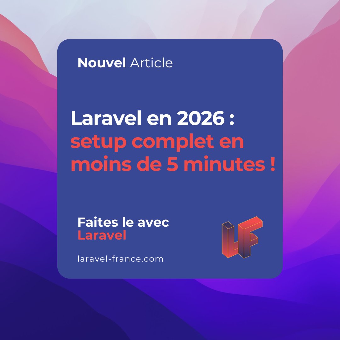 Laravel France tweet media