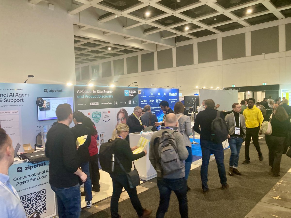 Day one at E-commerce Berlin Expo 2026 is in full swing 👋

We’ve already had some great conversations with e-commerce teams – and there’s plenty more ahead. If you’re at the expo today or tomorrow, come meet us at booth E11.

#ecommerceberlin #ecommerceberlinexpo #ecommerce