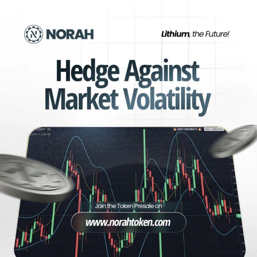 Unlike meme coins 
$NORAH is backed by the production value of a physical lithium commodity. Our lithium backing is the real hedge against volatility.

Join Presale today on
norahtoken.com