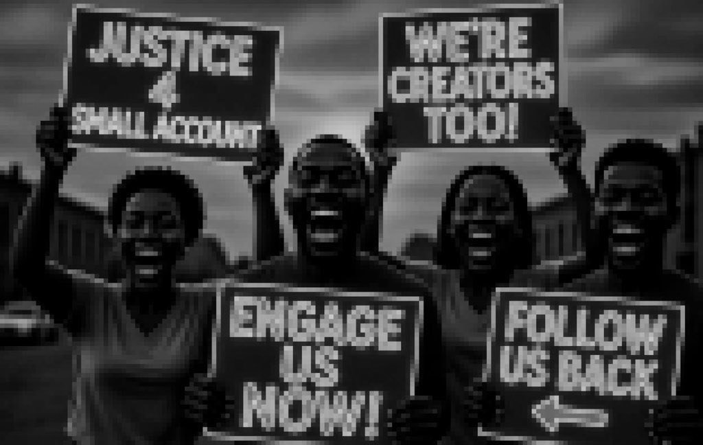 Small accounts matter⏳

Tap in 🤝

Let connect and engage with you immediately 🫂💯