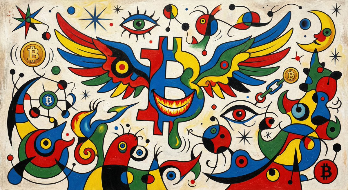 qrart2030's tweet photo. ⭐️⭐️ Bitcoin is Hope | @saylor
#btc #bitcoin #bitcoinishope #Michaelsaylor #artwork #modernart #artgallery #digitalart #contemporaryart #artist #joanmiro https://t.co/p8RLtWQSls