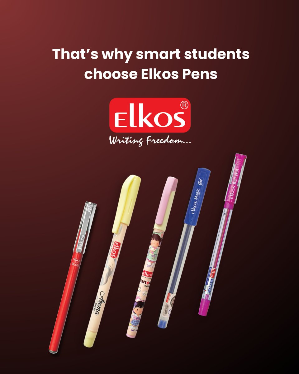 elkos_pens's tweet image. Almost there shouldn’t end in frustration.
Make every word count with pens that write till the last line.
#ElkosPens #WritingFreedom #SmoothWriting #StudentLife #ExamReady