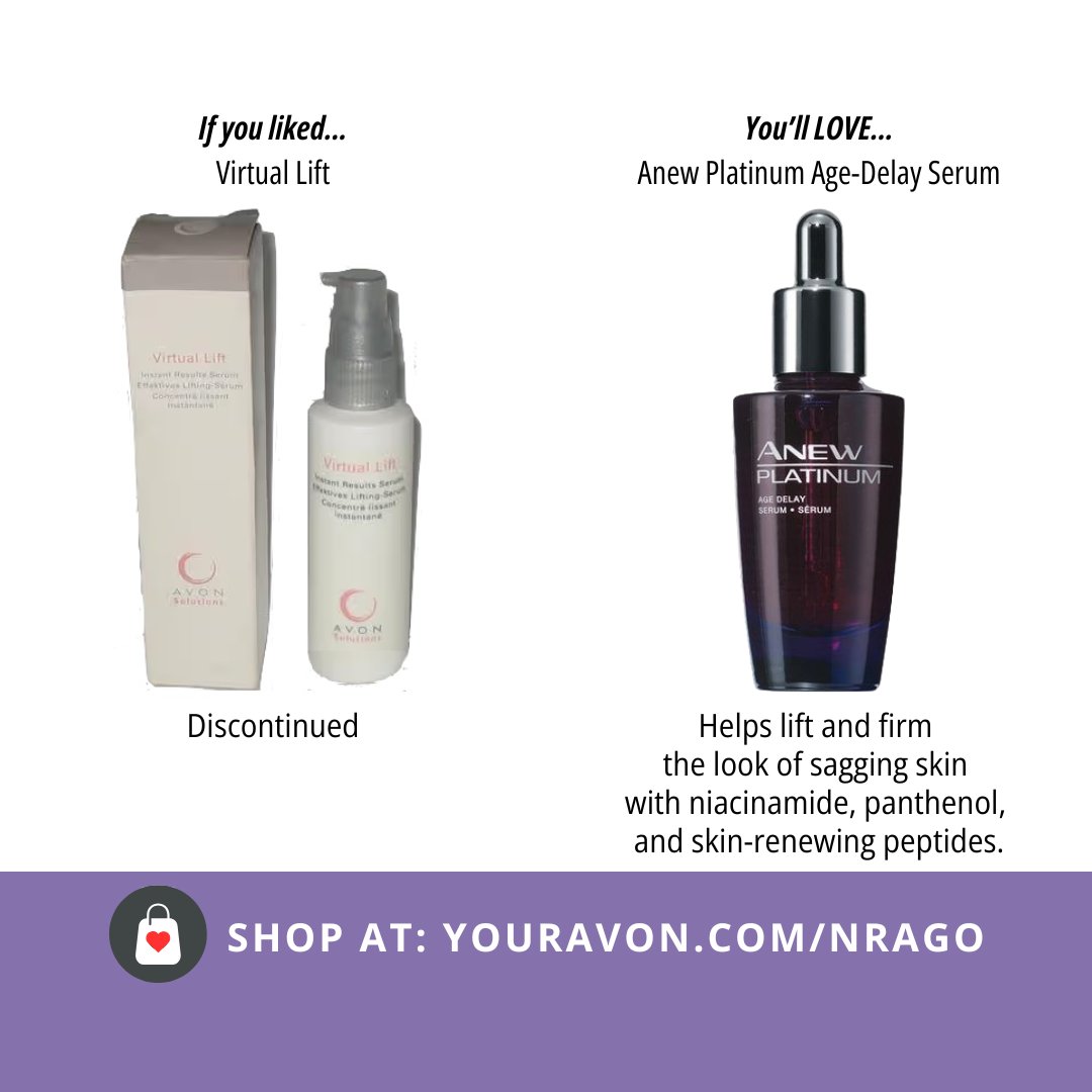 AvonLadyNJ's tweet image. 💖 Your blended aesthetic deserves blended skincare! Loved Avon Virtual Lift? Meet Anew Platinum Age-Delay Serum: the modern update with Niacinamide &amp;amp; Peptides for firming/renewal. ➡️ Tap link to shop! bit.ly/3twTHeA

#SkincareRenewal #NiacinamideGlow #PeptidePower
