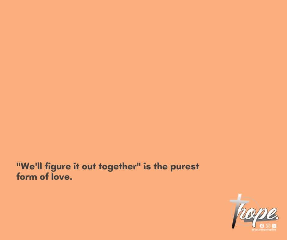 Not a promise of easy days, but a vow to stay when the path disappears, to hold hands in the dark and trust that warmth is enough to find the way.