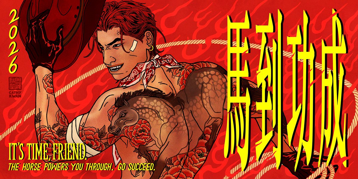 It’s time, friend. The Horse powers you through. Go succeed 🐴❤️‍🔥❤️‍🔥

Happy Lunar New Year of the Fire Horse! LET’S GOOOOOOOOOO!! 🫶🧧🍊❤️‍🔥❤️‍🔥❤️‍🔥