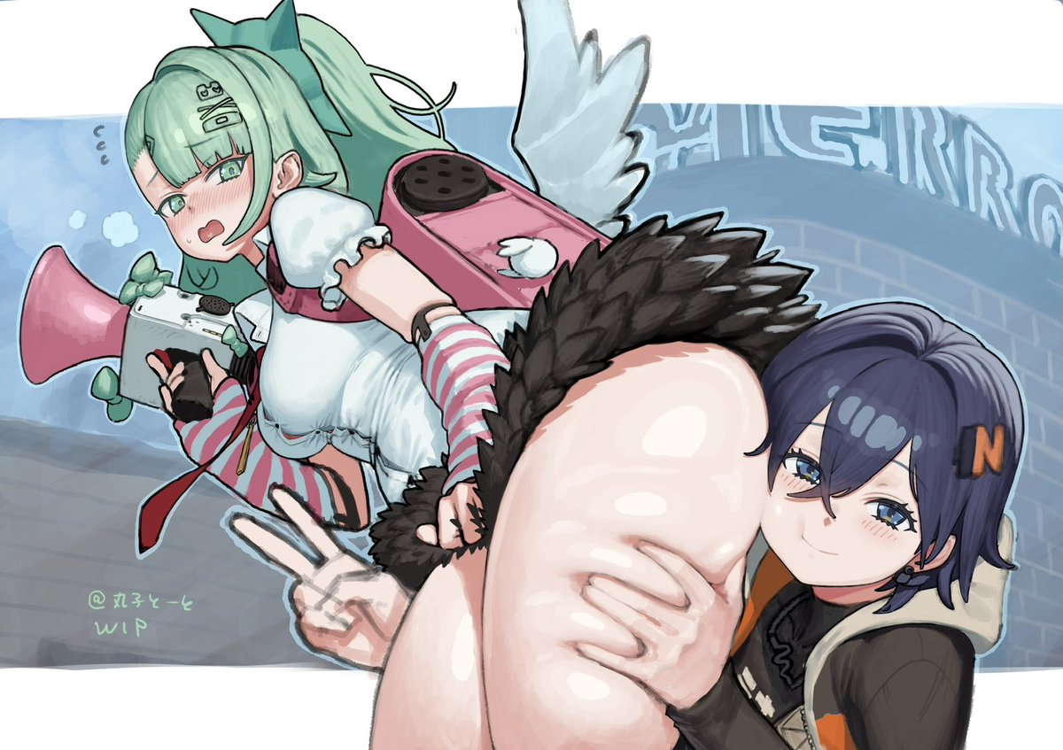千夏ちゃんとリンwip 