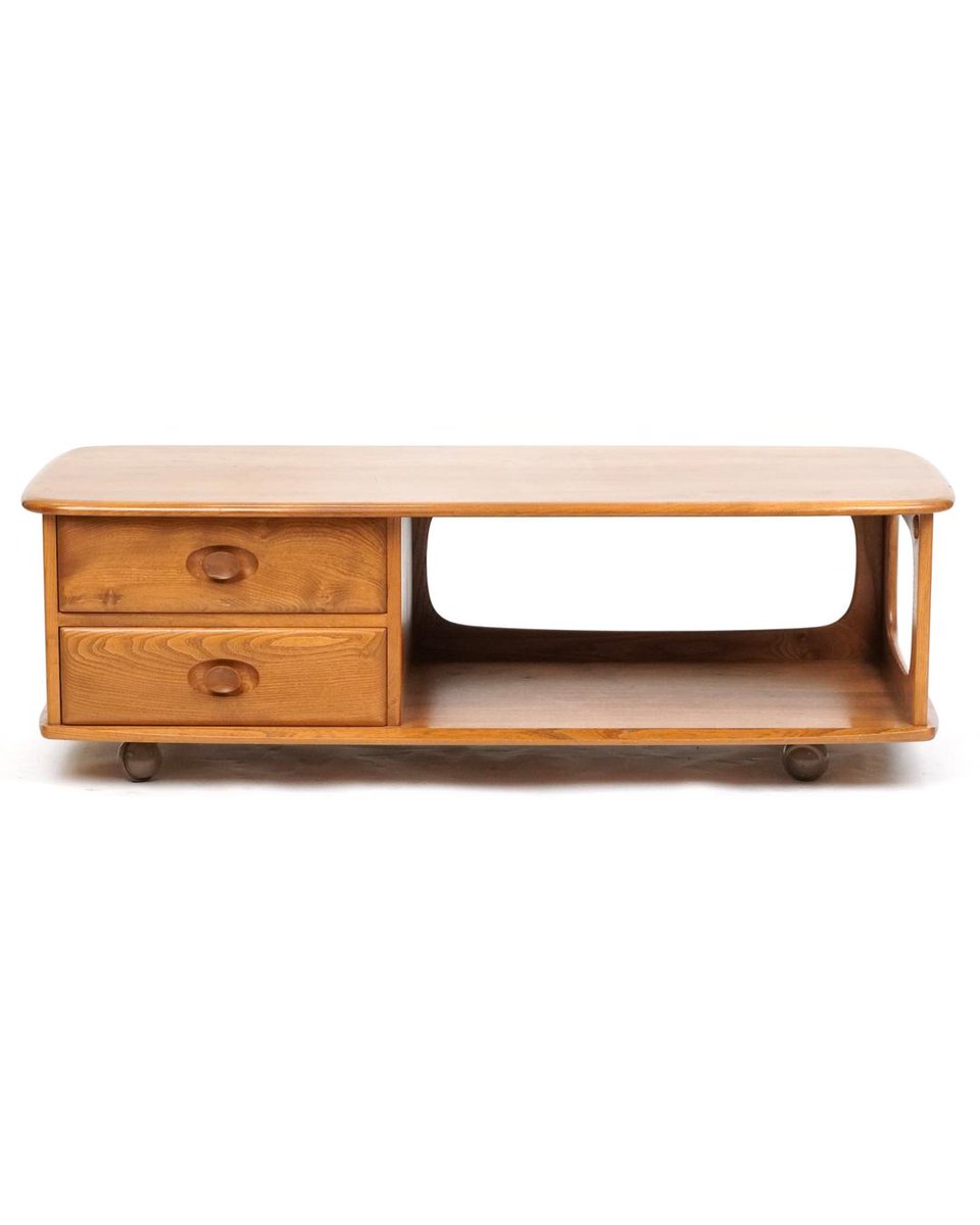 eastbourneauct's tweet image. Experience the thrill of the bid at our 25th Feb Antiques, Collectables, and Jewellery Auction!

Lot No 1051 is an Ercol beech and elm coffee table fitted with two drawers and an open shelf.

Register to Bid here: tinyurl.com/FebEBA

#eastbourneauctions #ercol #coffeetable