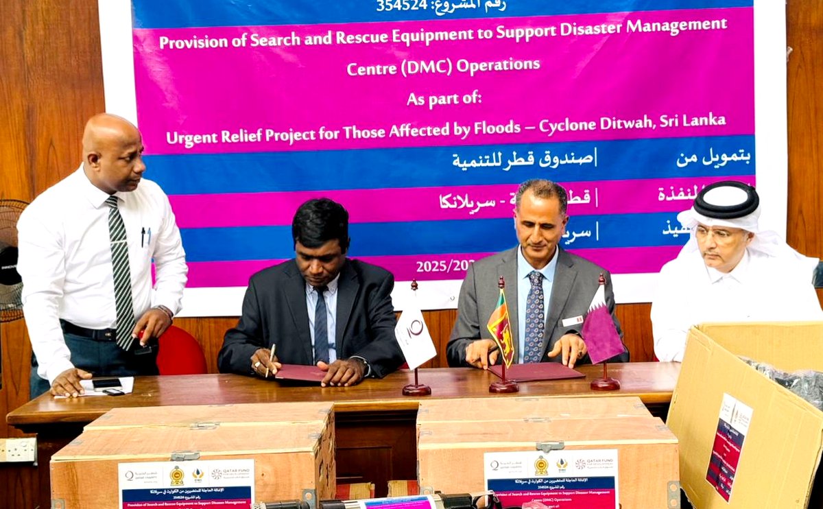 Embassy of Qatar in Sri Lanka tweet media