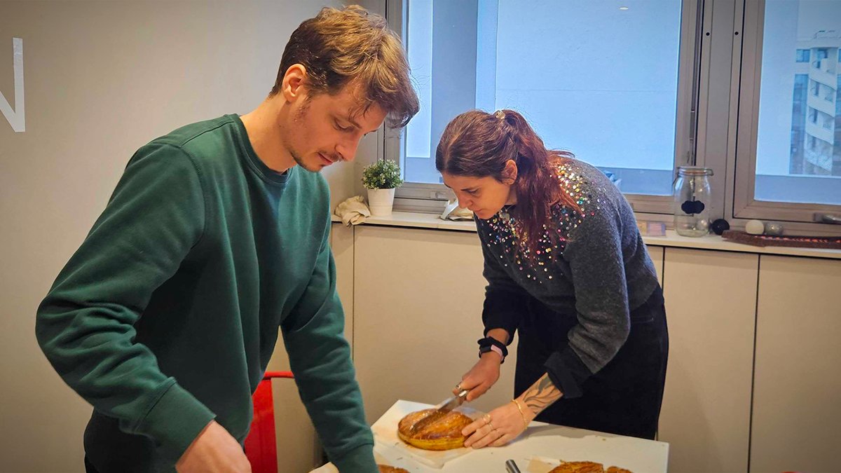 Last month we kept a French tradition alive at the office with the Galette des Rois!
Congrats to Queens Cassandra, Alyssa &amp; Auxana and King Tingyu 👑
As for the prize… that’s an internal secret 🤫