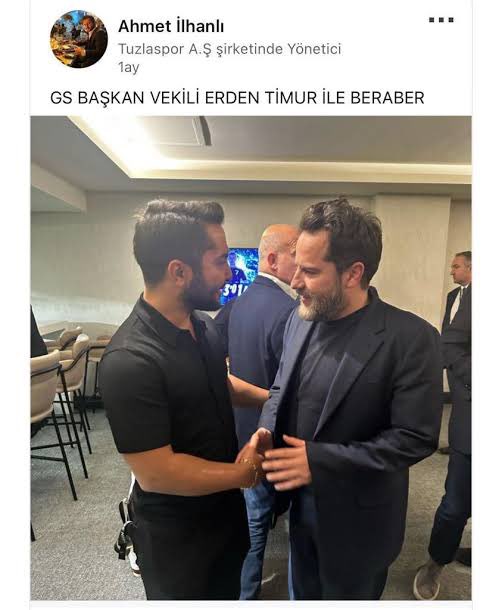 Kimler kimlerle beraber:))

Yasadışı bahis sitesi sahibi Feyzi İlhanlı’nın oğlu Ahmet İlhanlı, Kara para aklama iddiasıyla tutuklu bulunan GS Başkanvekili Erden Timur ile beraber.