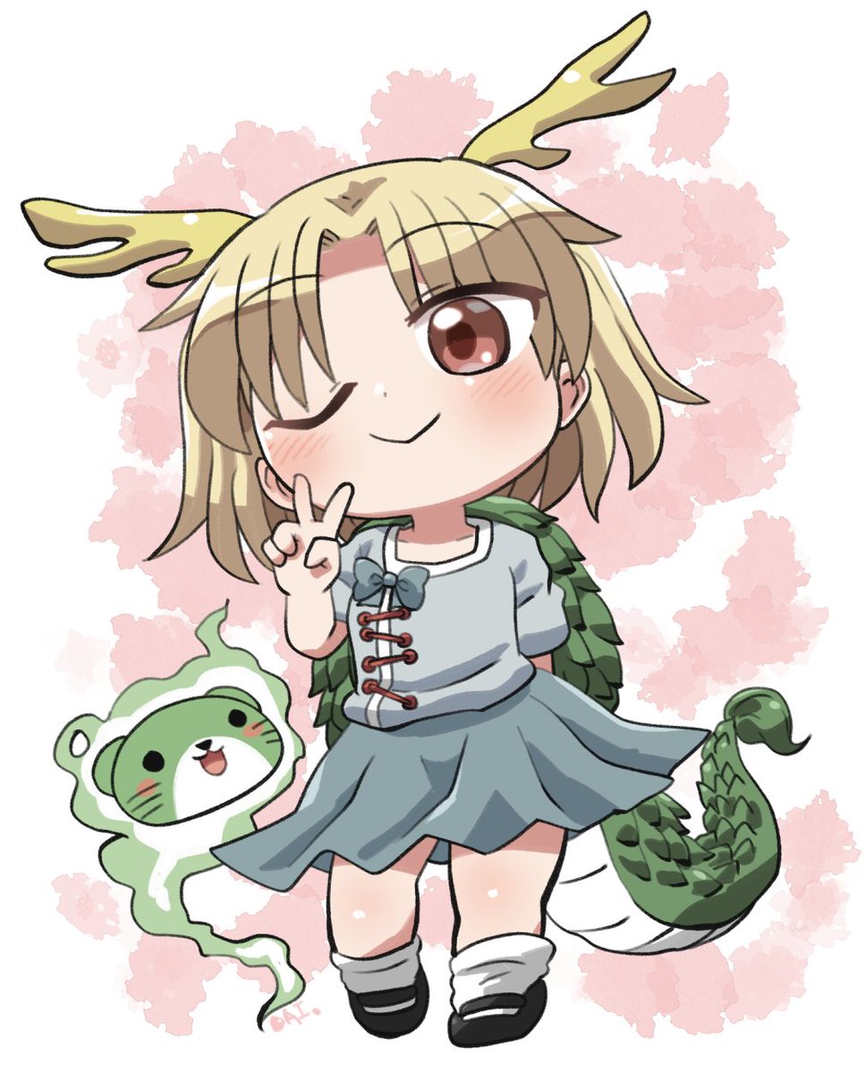 rokugou's tweet photo. やちえちゃんピース✌️🐢 #おは東方 https://t.co/JRzMTfwGaA