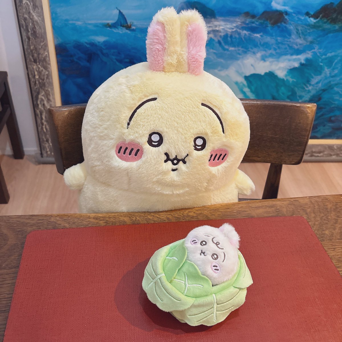 じーっと見てるねッ
これは確かにキャベツなんだけど、キャベツじゃなくて(?)その、食べちゃだめなんだよ？🥹

#ぼっちゃり