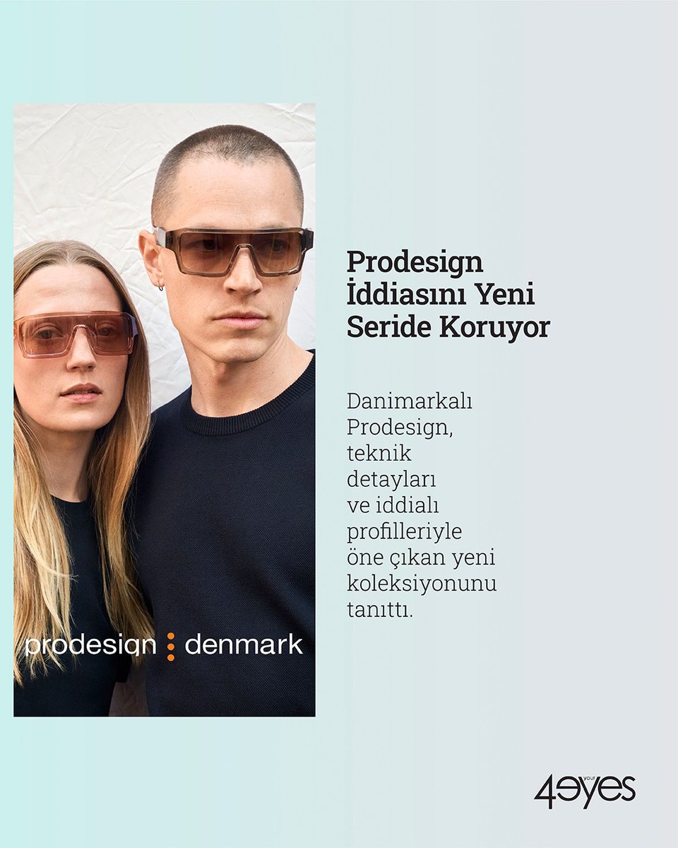 Sektörden ve Dünyadan haberlere, en yeni koleksiyonlara ve teknolojik gelişmelere ulaşabileceğiniz sayımız çıktı. 

Daha fazlası için 4eyes.com.tr/haberler linke tıklayabilirsiniz.

#4youreyesmag #haberler #magazine