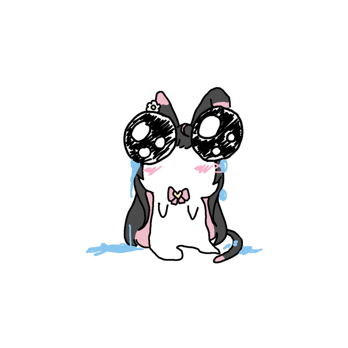 Currently in the hospital recovering from a severe asthma attack, please pray for this bunnycat TwT