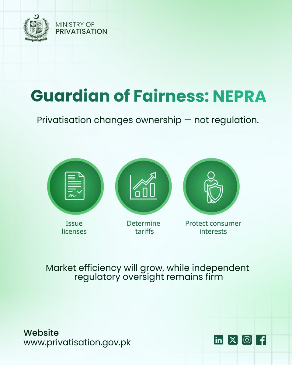 Ministry of Privatisation, Government of Pakistan tweet media