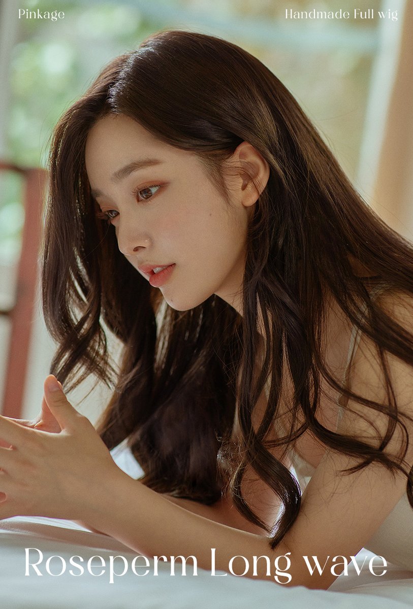 手植えフルウィッグ) ローズパーマロングウェーブ(モースト原糸) 本日