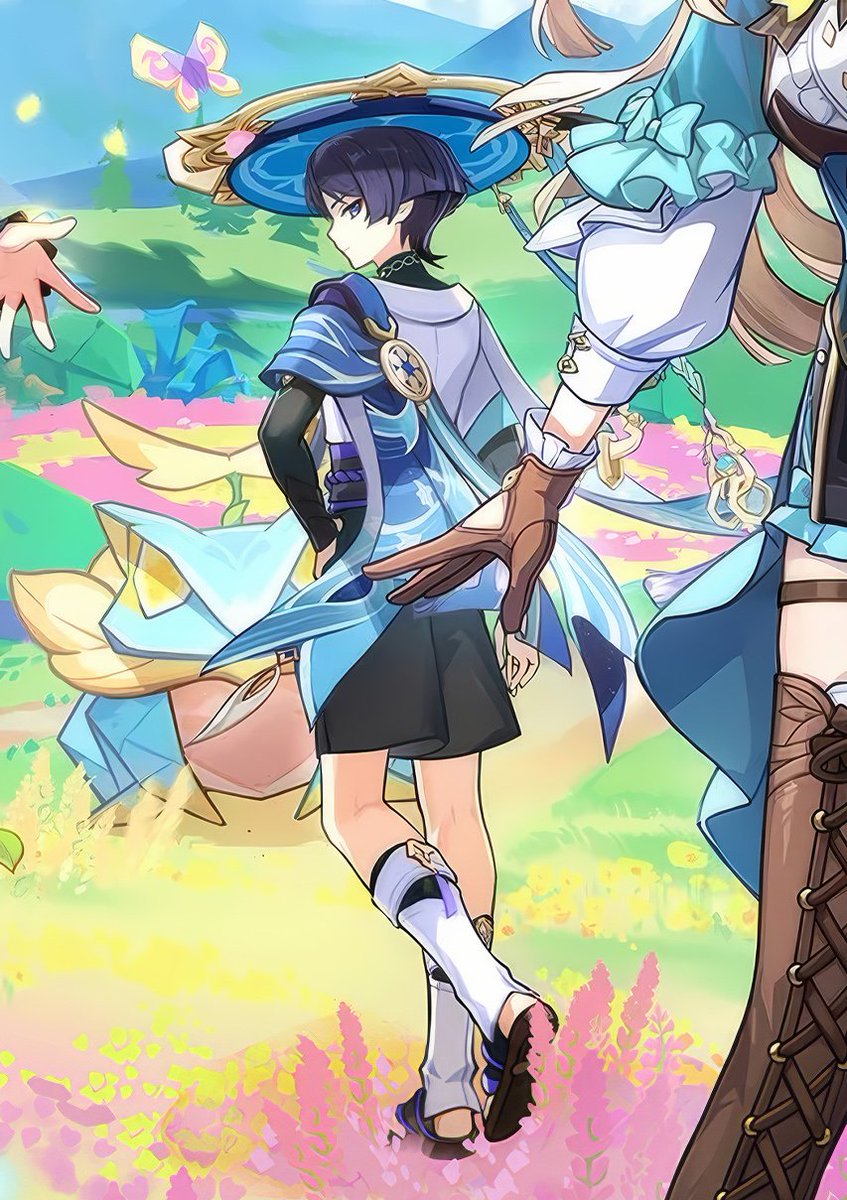 the pose... tea. i miss u scara