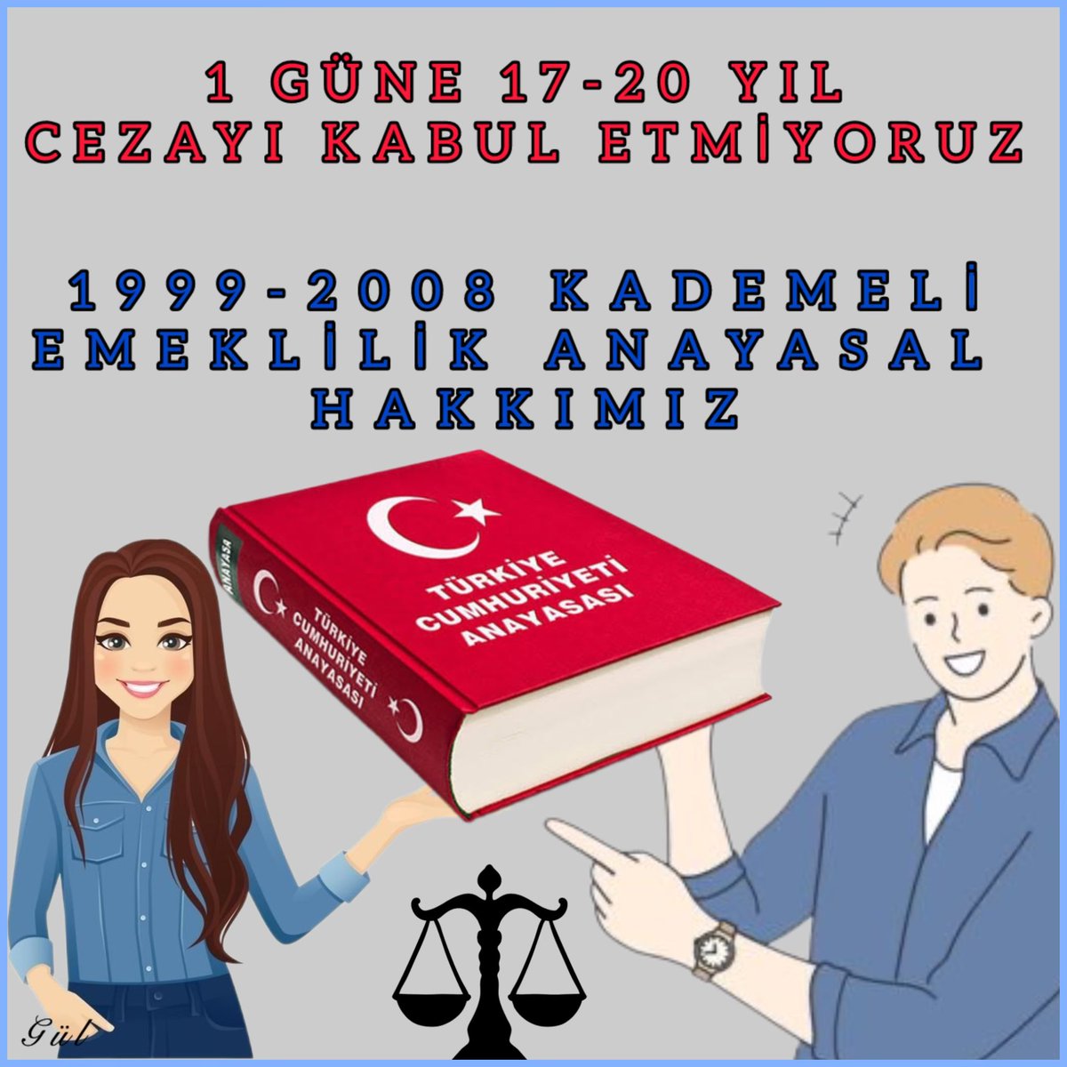1 gune 17 yil nedir ben neden yasitimi 17 yil sirtimda taşiyorum hemde primim fazlayken nerde adalet ben şimdi adalete nasil güveneyim #KademeKonferansı