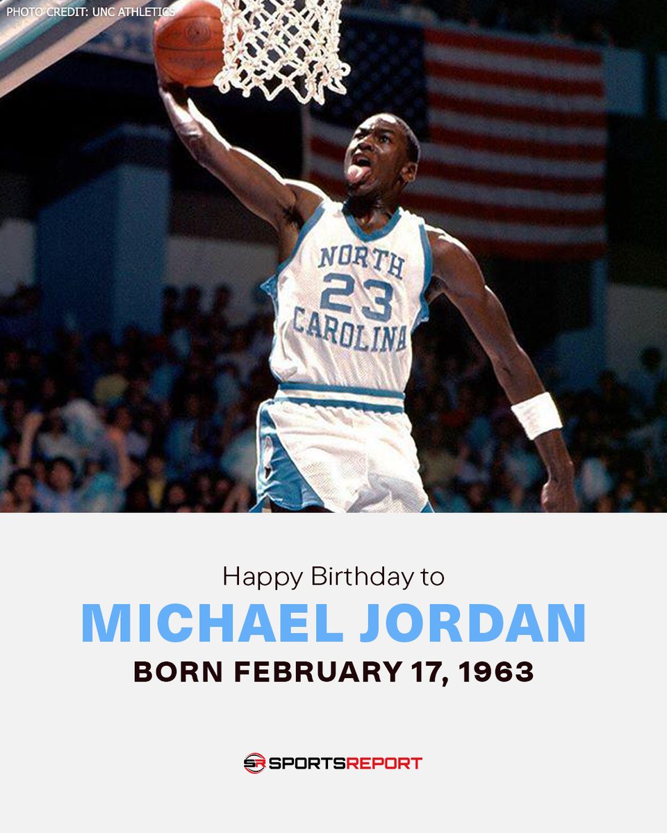 Happy Birthday to Tar Heels Legend, Michael Jordan!