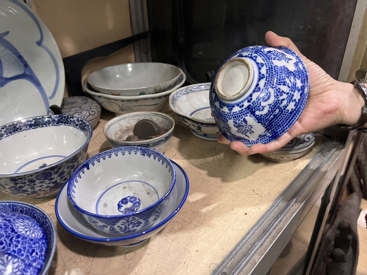 中国　骨董牛骨印