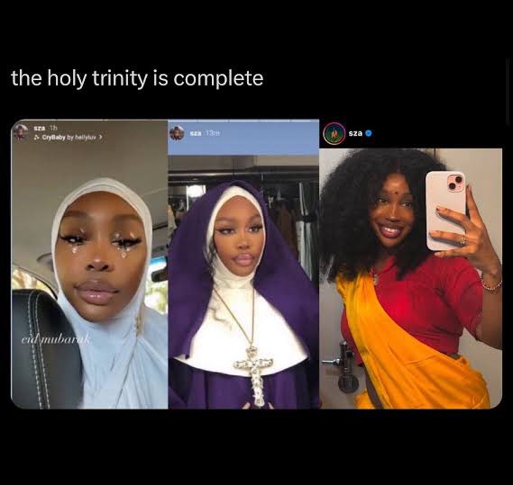 wee3zyy's tweet photo. SZA is really lost in her life https://t.co/Z4XtfBgyd7