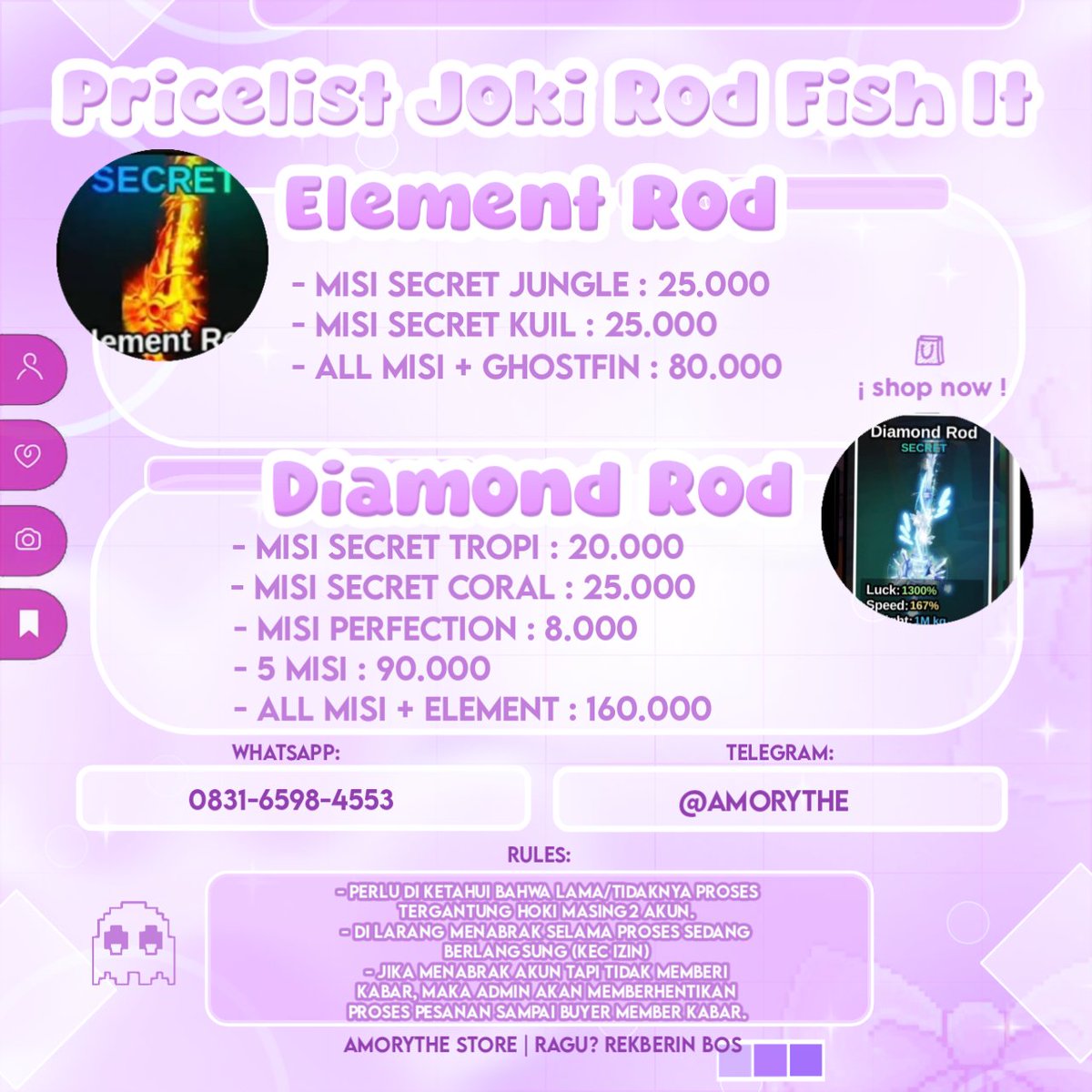 loramythe's tweet photo. yukk jajann, avail rekber only famous, avail qris all payment, minat bisa dm/wa di bio yaww :3 #zonauang https://t.co/xfAZal2QlI