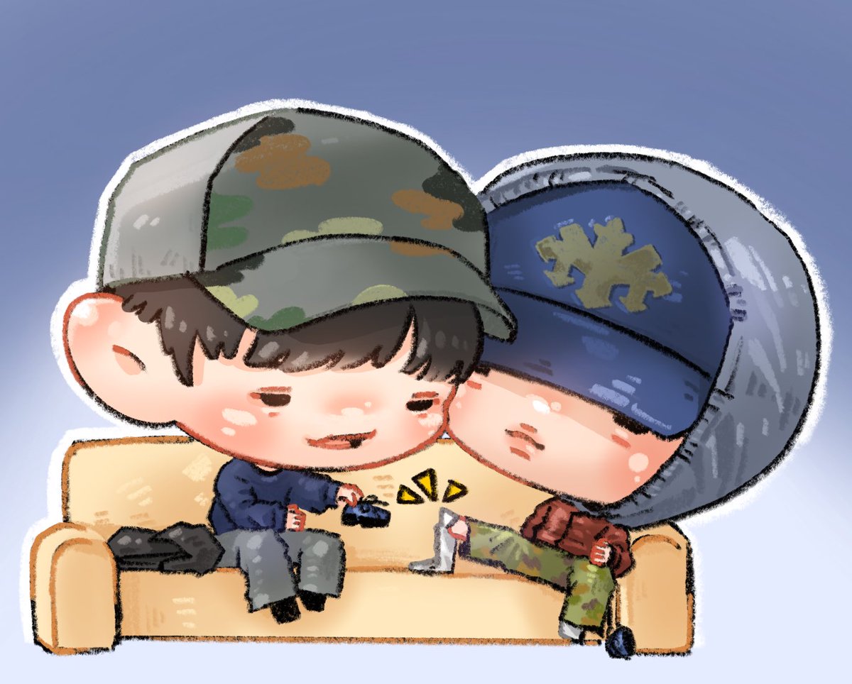 #찬열 #카이
양말신자~🐻🧦