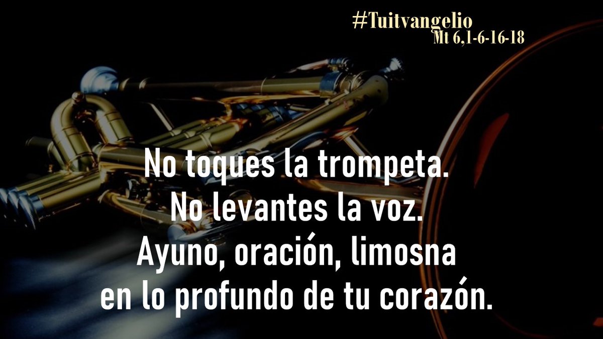 scarRomano's tweet image. #18DeFebrero 
#Ceniza 
#Mt6,1-6.16-18                        
#Tuitvangelio 
#MiércolesDeCeniza 

#EvangelioDelDía