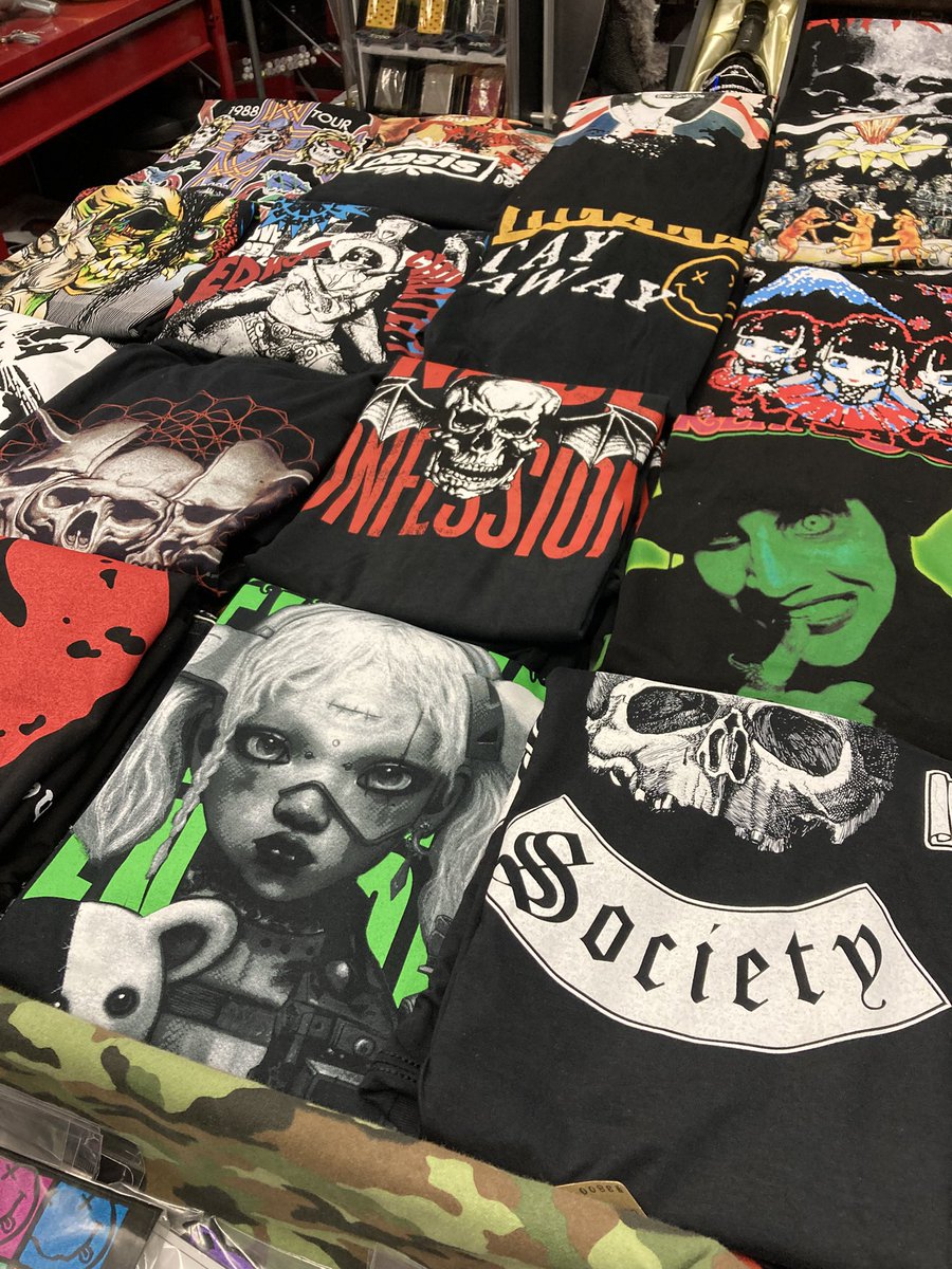 MADDOGROCKERS's tweet image. #バンドtシャツ 入荷♫
#tool #redhotchilipeppers #a7x #bls #bmth #LinkinPark #marilynmanson #Nirvana #ratm #バンドt #バンt