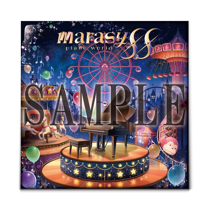 tora_eigyou_m's tweet photo. 【新譜情報】
まらしぃ Newアルバム『marasy piano world 88』が好評発売中！

とらのあな特典は《正方形缶バッチ》🎁

オールジャンル人気楽曲カバーソロピアノアルバムがリリース✨
お見逃しなく！

https://t.co/dkMkd8RxZ5
#まらしぃ #marasy https://t.co/eBFneNbLsZ