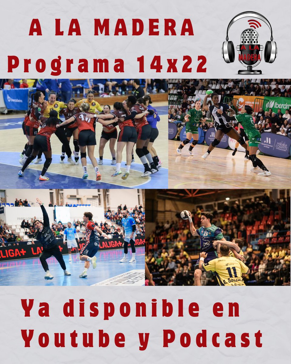 📢 Nuevo programa de <a href="/AlaMaderaFM/">AlaMaderaFM</a>
📻 #AlaMadera14x22
🔴🟡 Entrevista a <a href="/juanriverilla/">Juan Rivera</a> - <a href="/CBZONZAMAS/">BALONMANO ZONZAMAS</a> Plus Car Lanzarote
🎙️ Resumen y Protagonistas de Liga Nexus Energía <a href="/ASOBAL/">ASOBAL</a> y Liga Guerreras <a href="/IberdrolaDHF/">Liga Guerreras Iberdrola</a>
📺 Disponible en Youtube y Podcast de <a href="/PasionBM/">PASION BALONMANO</a>: pasionbalonmano.wixsite.com/pasionbm/post/…