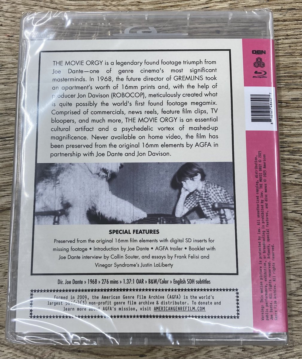 Joe Dante THE MOVIE ORGY 輸入盤ブルーレイジョー・ダンテ The Movie Orgy: Limited Edition (AGFA-072)(Exclusive)* – Blurays