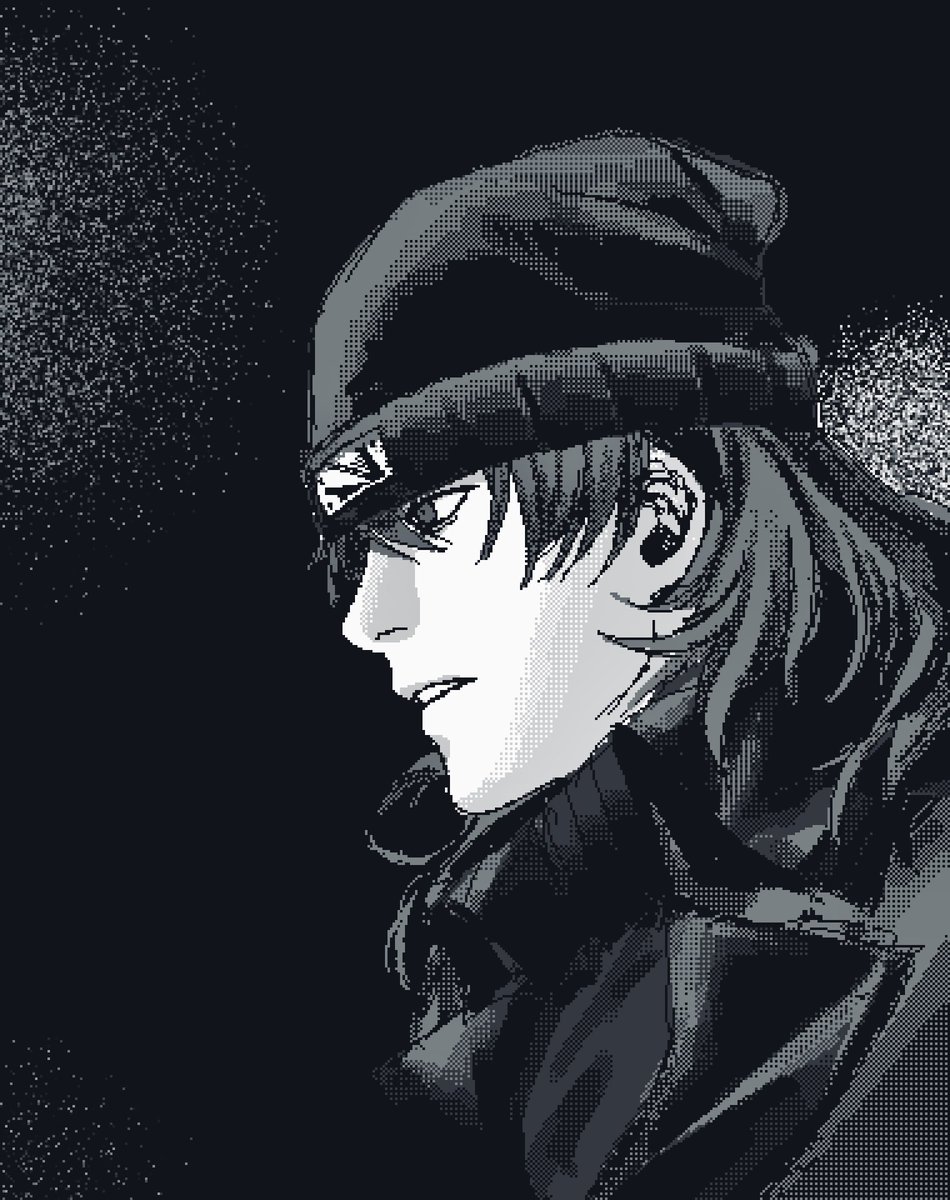 Shinjiro sketch. Trying out Pixquare