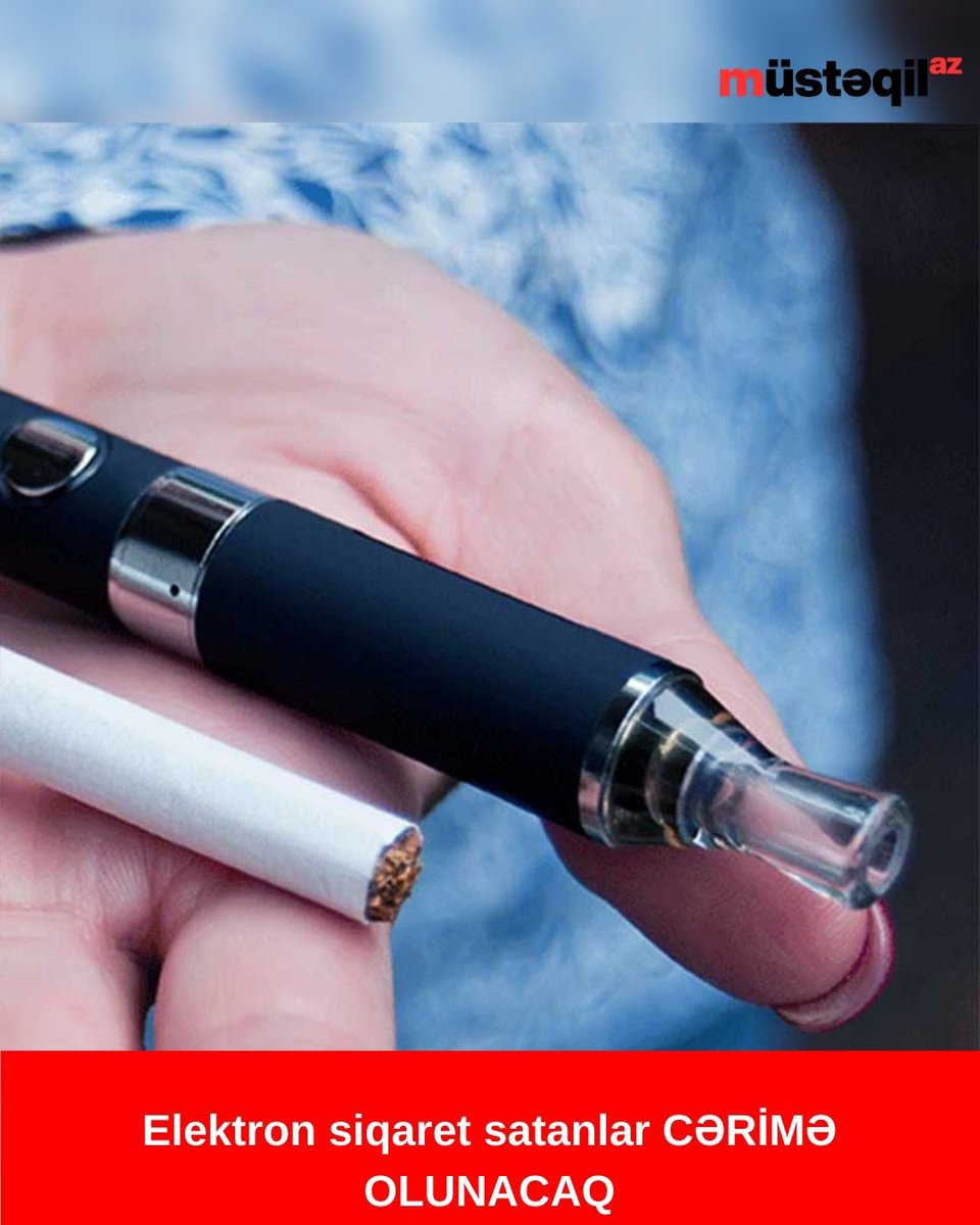 Azərbaycanda yeni cərimələr müəyyən edilir.
Musteqil.az xəbər verir ki, qadağan edilən yerlərdə elektron siqaret çəkənlər 30 manat cərimə ediləcək, elektron siqaretlərin satışına görə 5 min manat cərimə tətbiq ediləcək.
#sonxəbər