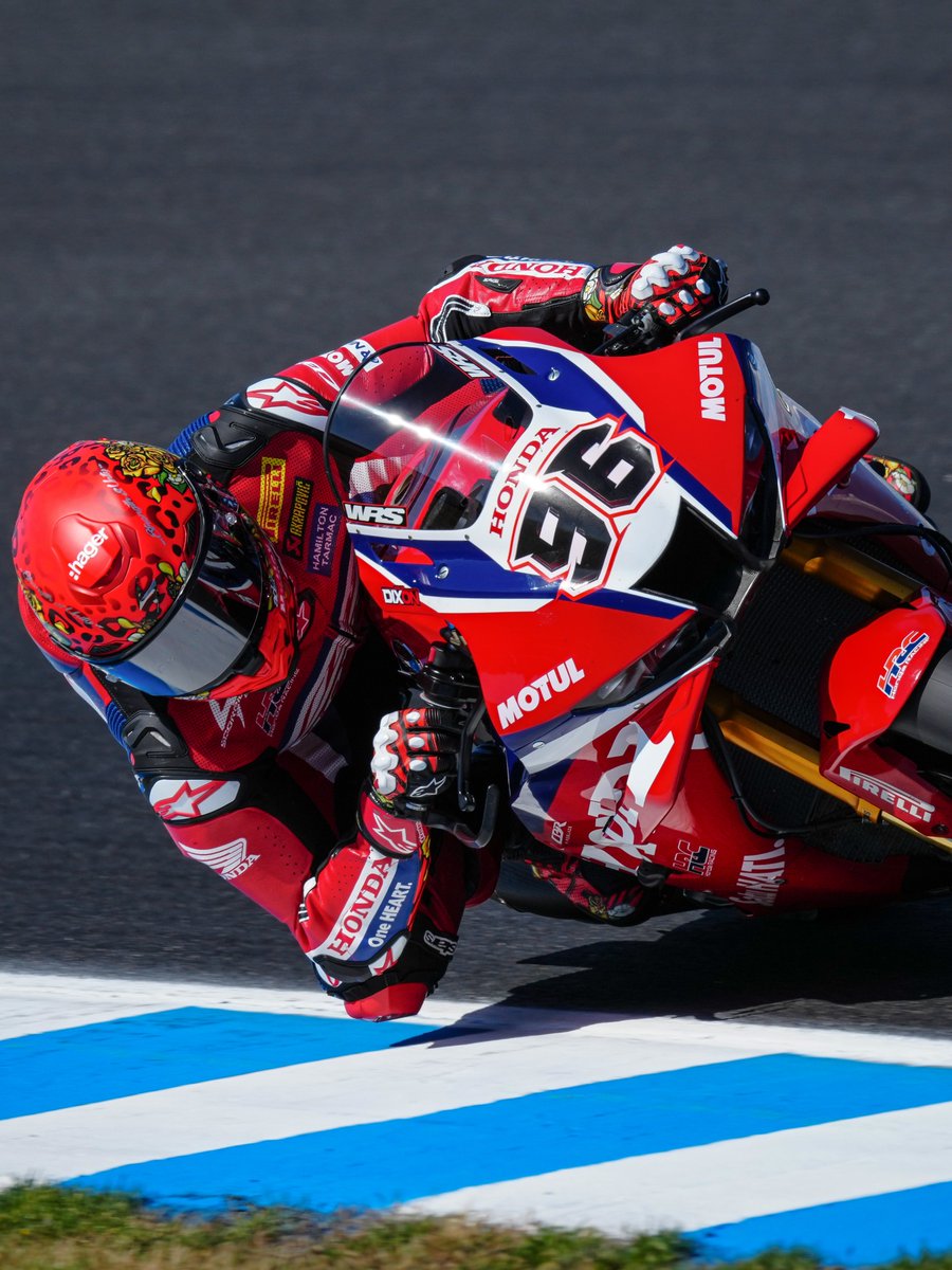 HondaMoto_HRC's tweet image. WSBK Phillip Island Test Day 1

Jake Dixon P1️⃣0️⃣
Tetsuta Nagashima P1️⃣9️⃣

Results from Day 1 yesterday.

Jake Dixon suffered a crash during Day 2 today and will now travel to Melbourne for further medical assessment.
Get well soon, Jake 

#Honda #WSBK