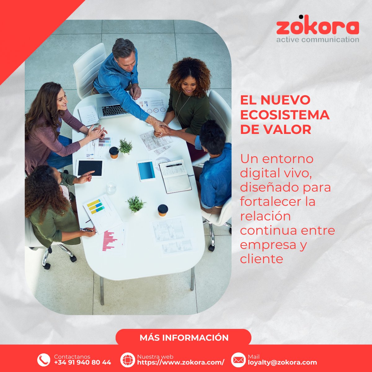 El nuevo #ecosistema de #valor 🚀📲
Un #programa moderno no es una #web con regalos.
Es un entorno digital vivo, diseñado para fortalecer la relación continua entre #empresa y #cliente.

🔗 Lee el artículo completo en nuestra web: zokora.com/2026/02/10/que…