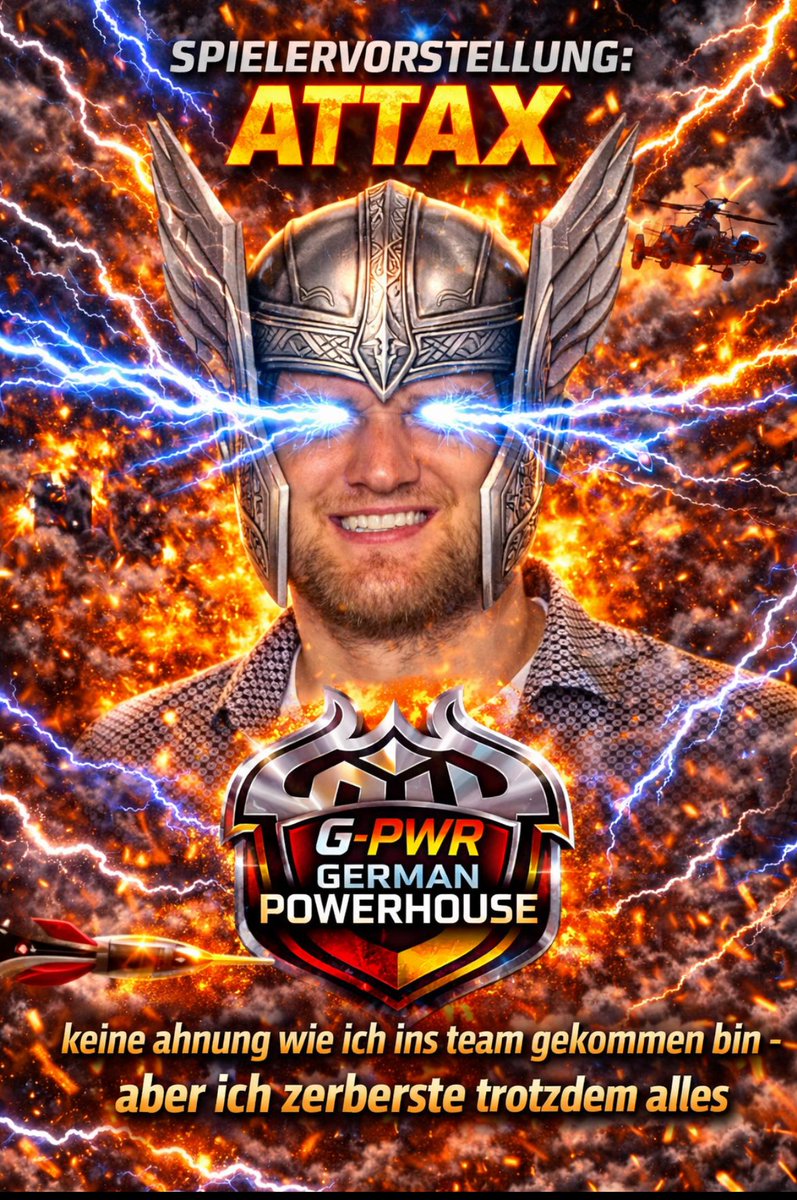 Neue Woche, neuer Spieler: Attax, der helmtragende Bombenleger. Seine goldenen Bartstoppeln machen ihn nicht nur würdig, in den Olymp aufzusteigen – er schickt auch seine Gegner reihenweise in das gelobte Valhalla. #cod #bo7 #senchii