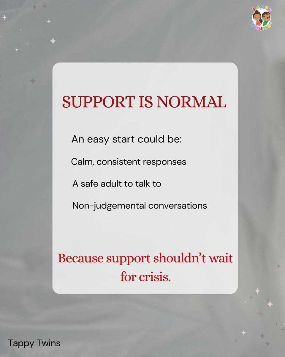 Make help-seeking normal. Support shouldn’t start at the crisis point.

tttrainingacademy.com/childrens-ment…

#EmotionalWellbeing #EarlyHelp #MentalHealthMatters