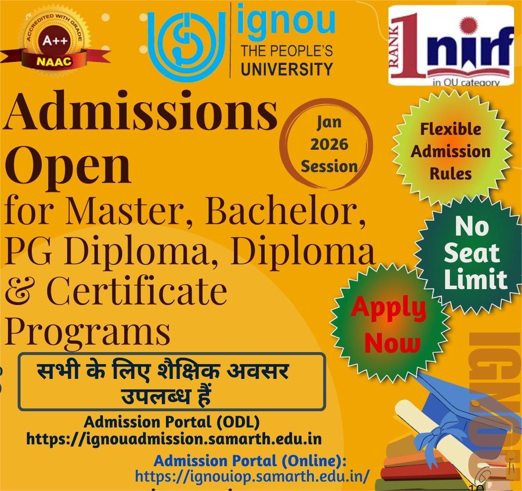 IGNOU REGIONAL CENTRE PUNE tweet media