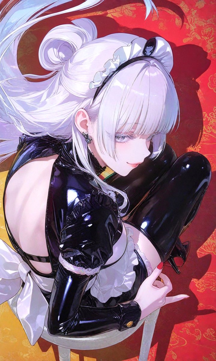 ナユタ - Nayuta #NIKKE #勝利の女神NIKKE #NIKKEfanart Latex Maid