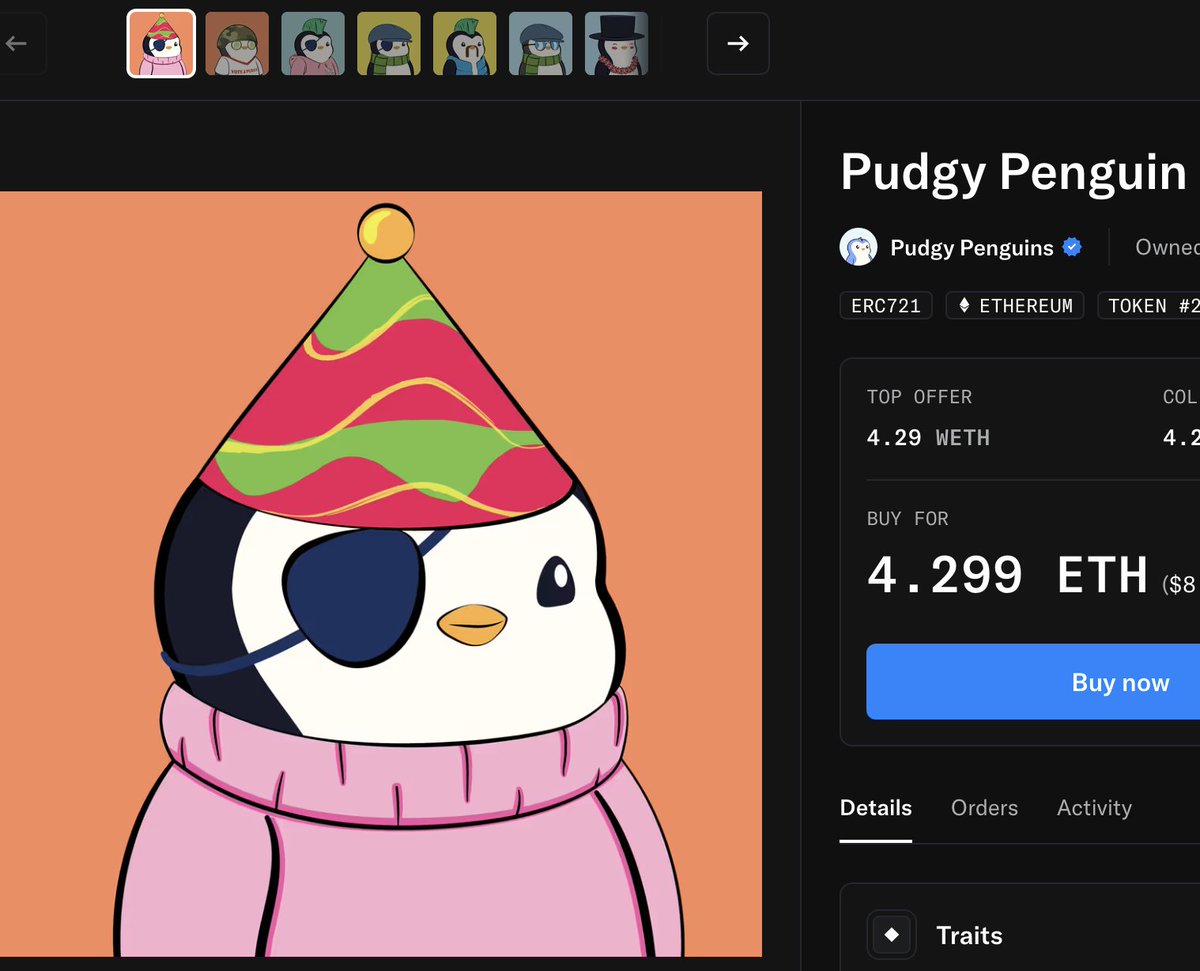 1 person who retweets and follows me will win a #PudgyPenguin NFT worth 4 $ETH

Happy Chinese new year 🎉🎉🎉