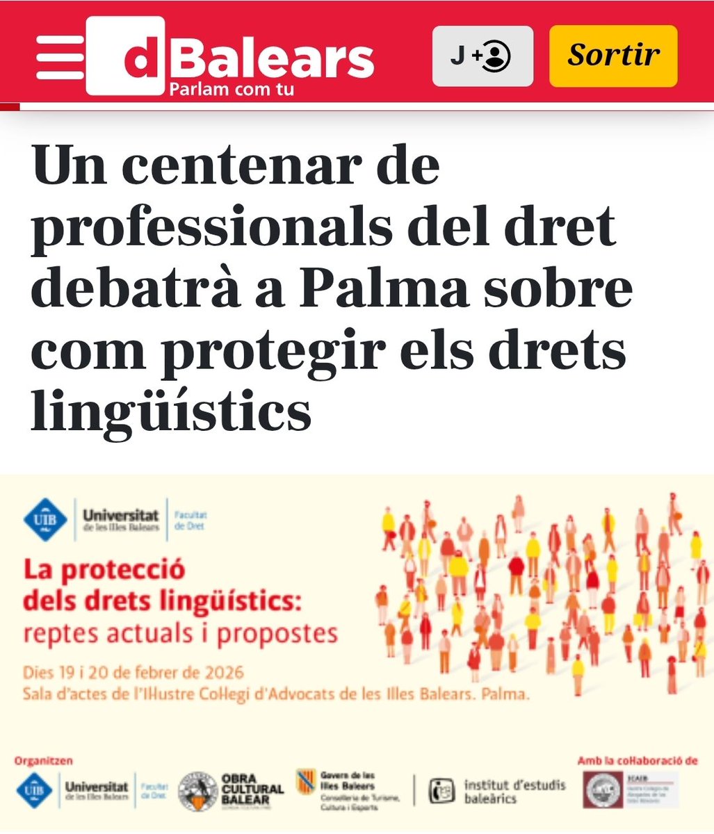 joseppalou's tweet photo. Si 50 anys després de Franco encara hem de debatre com protegir el català, és el senyal més evident que som una colònia i que el problema és Espanya.
ESTAT PROPI, LLENGUA RESPECTADA! https://t.co/jMwFK8V314 via @dbalears https://t.co/D3Eb11Ckcf