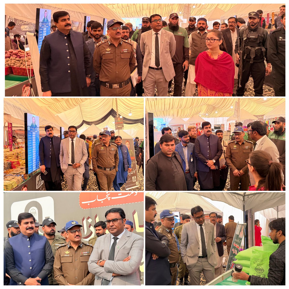 NankanaPolice's tweet photo. ضلع ننکانہ صاحب میں نگہبان رمضان بازار کو فنگشنل کر دیا گیا، ڈپٹی کمشنر محمد تسلیم اختر راؤ اور ڈی پی او فراز احمد کا دیگر افسران کے ہمراہ نگہبان رمضان بازار کا دورہ، سیکیورٹی انتظامات و سہولیات کا جائزہ لیا۔
#PunjabPolice #dponankana #deputycomissioner #RamzanBazaar https://t.co/44Ql3LzCFz